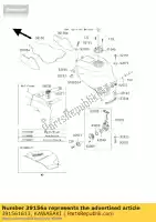 391561613, Kawasaki, pad, serbatoio carburante, lh kawasaki ZX ninja r 600 6, Nuovo