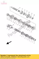 3BN171310100, Yamaha, gear, 3rd pinion yamaha dt tdr dtr dte dtre dtx 125, New