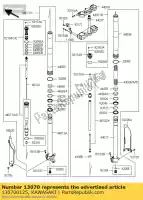 130700125, Kawasaki, guide kx250ybf kawasaki kx 250 2011 2012, Nouveau