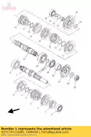 3D7174110000, Yamaha, O? g?ówna yamaha  wr 250 2008 2009 2010 2011 2012 2013 2014 2015 2016 2017 2018 2019 2020, Nowy