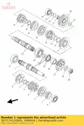 Here you can order the axle, main from Yamaha, with part number 3D7174110000: