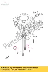 Aquí puede pedir semental de Suzuki , con el número de pieza 0910808089: