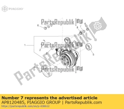 Aprilia AP8120485, Gasket ring, OEM: Aprilia AP8120485