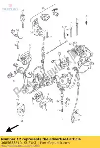 suzuki 3685633E10 alambre, calentador - Lado inferior