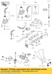 Qui puoi ordinare interruttore, freno posteriore da Kawasaki , con numero parte 270101489: