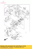 901090687600, Yamaha, parafuso yamaha hw nxc xc 125 151 2005 2006 2007 2008 2009 2010 2011 2012 2016, Novo