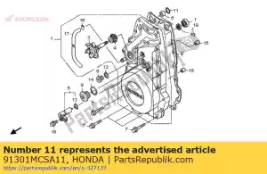 honda 91301MCSA11 oring, 19.9x3.1 - Bottom side