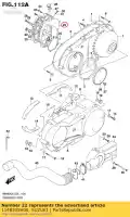 1148305H00, Suzuki, uszczelka, iskrownik suzuki  an 400 2007 2008 2009 2010 2011 2012 2014 2015 2016 2018 2019, Nowy