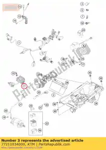 ktm 77211034000 regulador de tensão 09 - Lado inferior