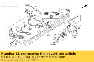 Honda 9390134880 screw, tapping, 4x35 - Bottom side