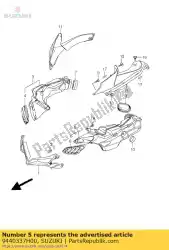 Ici, vous pouvez commander le pipe assy, ?? Air i auprès de Suzuki , avec le numéro de pièce 9440337H00: