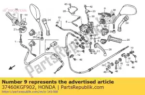 honda 37460KGF902 horloge assy., numérique - La partie au fond