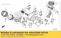 13227ML7690, Honda, portant d, fr. bielle (verte) honda  vf vfr 750 800 1987 1989 1990 1991 1992 1993 1994 1995 1996 1997 1998 1999 2000 2001 2002 2003 2004 2005 2006 2007 2008 2009 2010 2011 2012 2013 2017, Nouveau