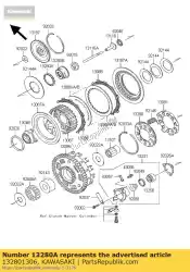 Here you can order the holder from Kawasaki, with part number 132801306: