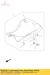 yamaha 4XEF478V0000 spr??yna, skr?canie - Dół