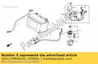 32411MBWD20, Honda, tampa, terminal de bateria honda cbr  f rossi fr rr sport fs fireblade rra cbr600f cbr600fr cbr600fs cbr1000rr cbr600rr 600 1000 , Novo