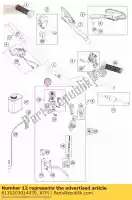 6130203014430, KTM, g?ówny cylinder kpl. ktm  super duke 1290 2016 2017 2018 2019 2020, Nowy