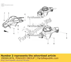 Tutaj możesz zamówić os? Ona tylnej kierownicy od Piaggio Group , z numerem części 1B0061874: