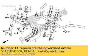 honda 53131MM8000 support, poignée supérieure - La partie au fond