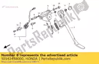 50542438000, Honda, spr??yna pomocnicza, stojak boczny honda s 19 (a) sd (f) germany vt vtx 50 80 600 1100 1800 1980 1985 1988 1997 1998 1999 2000 2002 2003 2004 2005 2006, Nowy