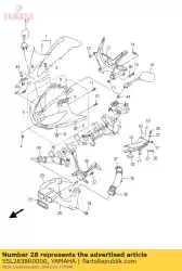 Qui puoi ordinare condotto 2 da Yamaha , con numero parte 5SL2838R0000: