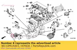 Here you can order the horn assy.(high) from Honda, with part number 38110MCA003: