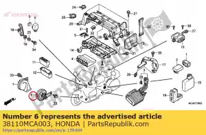 honda 38110MCA003 chifre assy. (alto) - Lado inferior