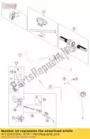 47132063000, KTM, koppelingspijp gasgas husqvarna ktm  freeride sx sxs 65 85 250 851714 851916 2014 2015 2016 2017 2018 2019 2020 2021 2022, Nieuw