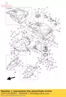 13SY24100001, Yamaha, brandstoftank comp. yamaha yzf r 600 2008 2009 2010 2011, Nieuw