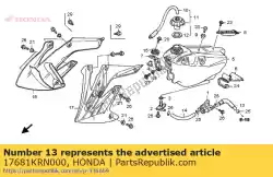 Aquí puede pedir tubo b, combustible de Honda , con el número de pieza 17681KRN000:
