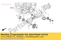 Aquí puede pedir eje, bomba de aceite de Honda , con el número de pieza 15111MEB770: