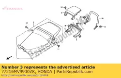 Ici, vous pouvez commander le aucune description disponible pour le moment auprès de Honda , avec le numéro de pièce 77216MV9930ZK:
