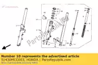 51430MCC003, Honda, nenhuma descrição disponível no momento honda cb 1100 2000 2001, Novo