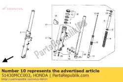 Qui puoi ordinare nessuna descrizione disponibile al momento da Honda , con numero parte 51430MCC003: