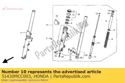 Ici, vous pouvez commander le aucune description disponible pour le moment auprès de Honda , avec le numéro de pièce 51430MCC003: