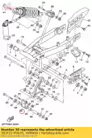 1B2F217F0035, Yamaha, Biella, collegamento 1 yamaha  tt r 125 2005 2006 2007 2008 2009 2010 2011 2012 2013 2015 2016 2017 2018 2019 2020, Nuovo