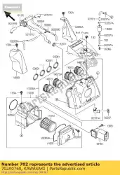 Here you can order the tube-rubber zx1100-e1 from Kawasaki, with part number 702A0760: