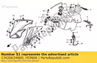 17620KZ4B00, Honda, tampa assy., tanque de combustível honda cr crr 125 250, Novo