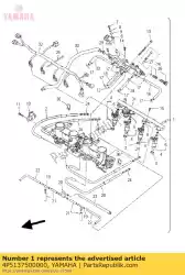 Aqui você pode pedir o conjunto do corpo do acelerador em Yamaha , com o número da peça 4P5137500000: