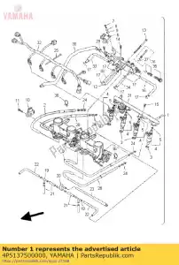 yamaha 4P5137500000 conjunto do corpo do acelerador - Lado inferior
