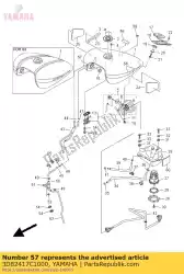 Aqui você pode pedir o emblema conjunto 3d em Yamaha , com o número da peça 3D82417C1000: