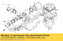 Aqui você pode pedir o caso, filtro de ar em Honda , com o número da peça 17210HN2000: