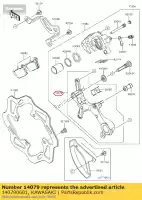 140790601, Kawasaki, 01 support-assy, ??étrier rr kawasaki kx450 kx250 450 250 , Nouveau