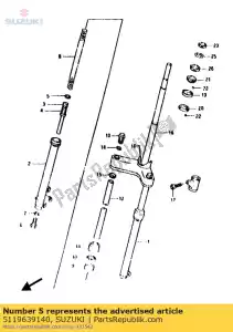 suzuki 5119639140 anel - Lado inferior