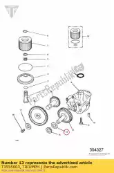 Here you can order the washer, 12x18x1. 2 from Triumph, with part number T3555003: