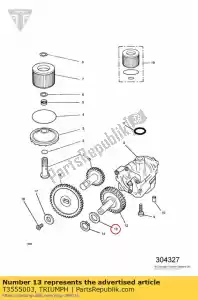 triumph T3555003 washer, 12x18x1.2 - Bottom side