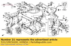 Ici, vous pouvez commander le guide, câble d'accélérateur auprès de Honda , avec le numéro de pièce 53121MCSG00: