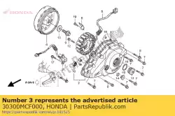 Tutaj możesz zamówić zespó? Generatora, impuls od Honda , z numerem części 30300MCF000: