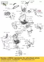 140920755839, Kawasaki, 01 deksel,zijbescherming,rechts,s.bla kawasaki krf800 teryx le krt800 teryx4 800 , Nieuw