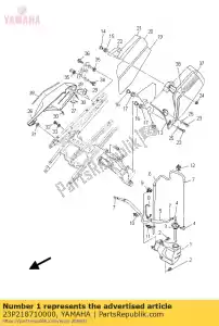 yamaha 23P218710000 tanque, recuperação - Lado inferior